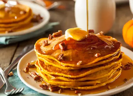 Pancakes au lait de coco