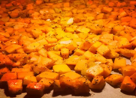 Potimarron rôti aux herbes de provence