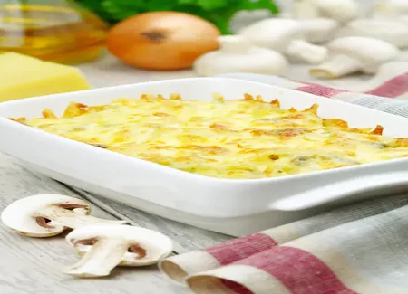 Gratin de champignons
