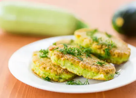 Blinis de courgettes express