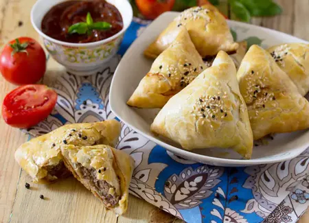 Samoussa express au boeuf