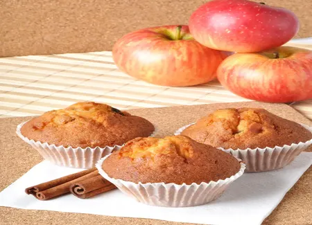 Muffins pomme cannelle gingembre
