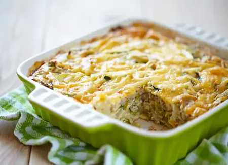 Flan de courgettes au saumon fumé