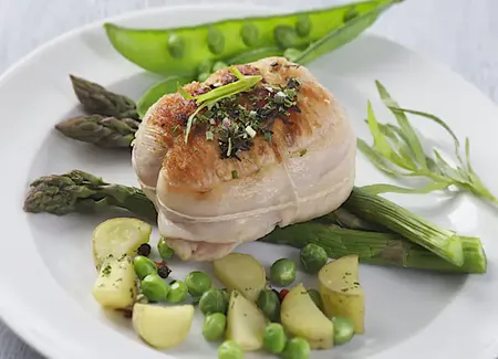 Paupiettes de veau flambées au cognac