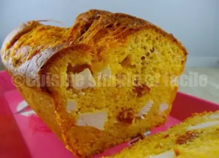 Cake poulet fumé - curry