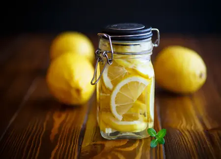 Sirop de citron ou orange