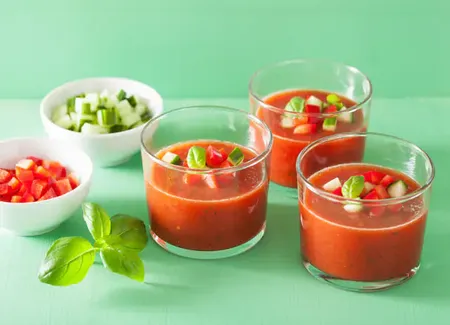 Gaspacho rafraîchissant