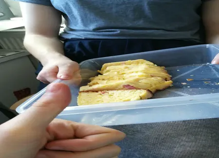 Gâteau salé aux lardons