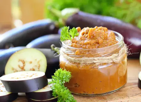 Caviar d'aubergines et tomates