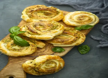 Feuilletés au pesto