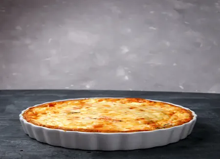Tarte au saumon à la bisque de homard