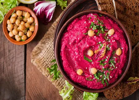 Dip betteraves houmous