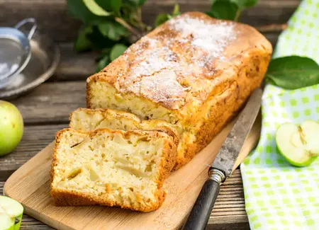 Gâteau aux pommes sans gluten ni lactose