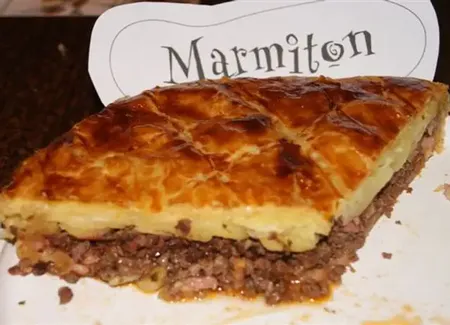 Tourte pommes de terre-lard-boeuf
