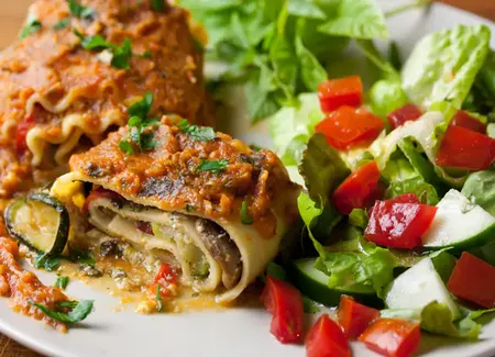 Lasagnes faciles à la ratatouille