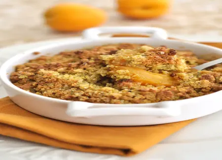 Crumble aux abricots