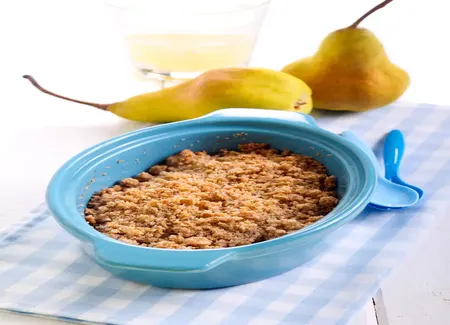 Crumble à la poire