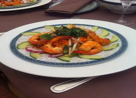 Salade thaïlandaise aux crevettes