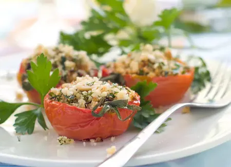 Tomates au pesto