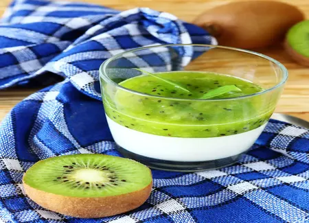 Panna cotta aux kiwis