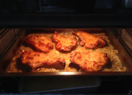 Côtes de veau gratinées