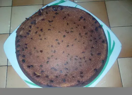 Gâteau léger à la noix de coco et aux pépites de chocolat