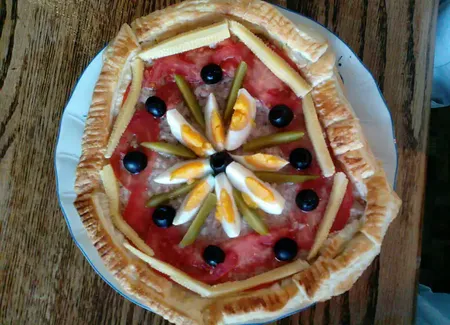 Tarte au thon en gelée