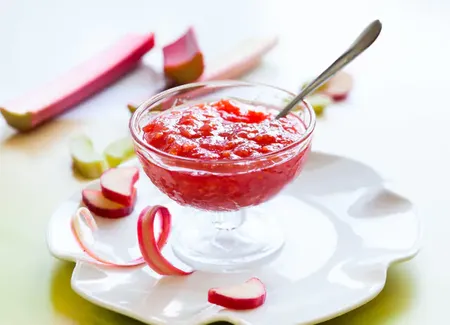 Confiture de rhubarbe au pamplemousse