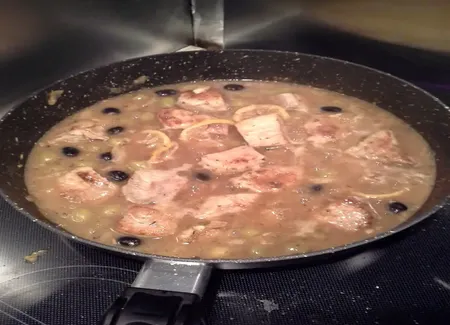 Sauté de veau aux olives et citron