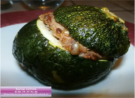 Courgettes farcies façon couscous