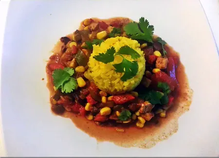 Chili con tofu et légumes