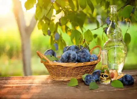Prunes à l'eau de vie