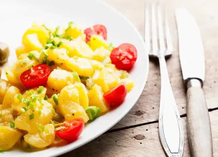 Salade de pommes de terres froides