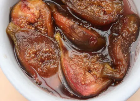 Figues confites au sirop