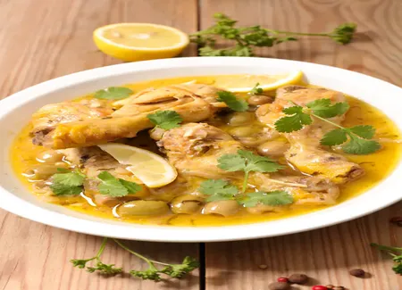 Tajine aux citrons confits ou poulet m'chermel (maroc)