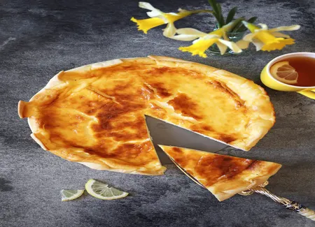 Tarte au flan de micheline (26ème rencontre )