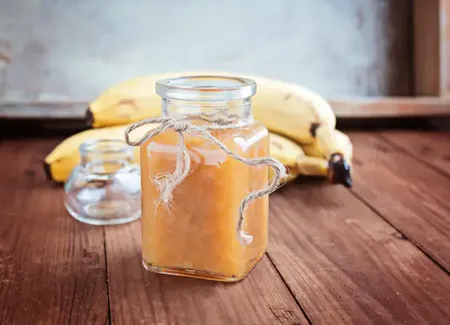 Confiture de banane au rhum