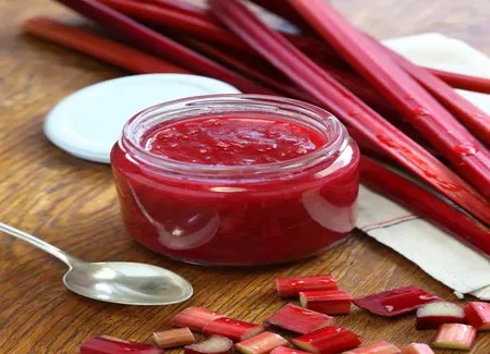 Confiture rhubarbe abricot