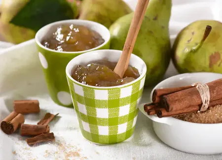 Confiture poire cannelle