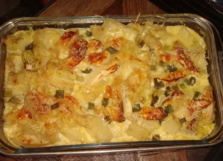 Gratin de céleri-rave et aux pommes