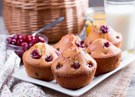 Muffins aux groseilles