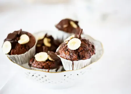 Muffins choco-banane