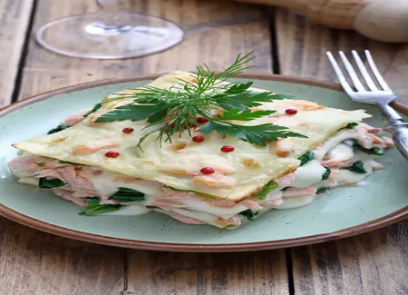 Lasagne saumon épinard (mascarpone)