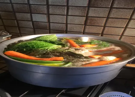 Langue de boeuf aux légumes