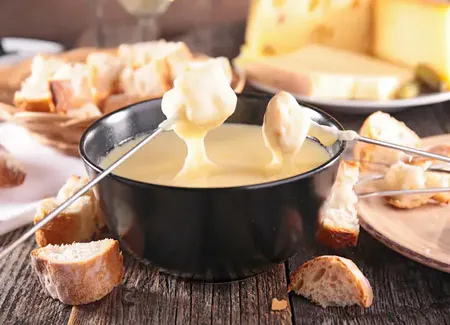 Véritable fondue suisse