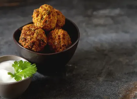 Boulettes de lentilles aux échalotes