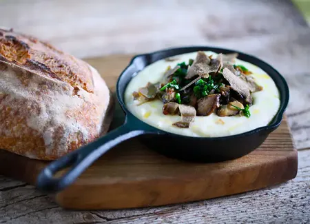 Fondue savoyarde aux cèpes
