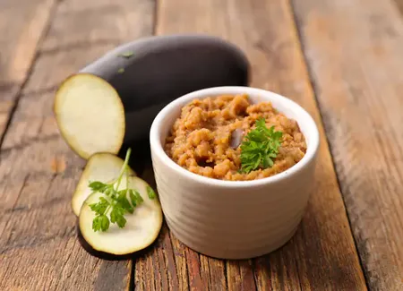 Baba ghanoush - caviar d'aubergines (liban)