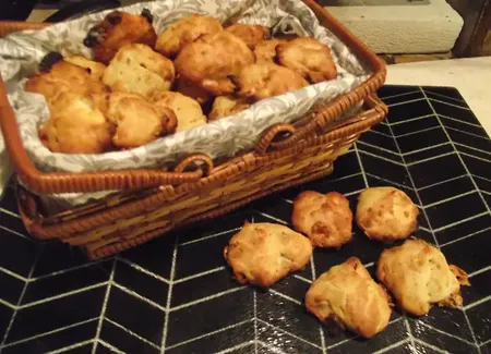 Cookies fourme d'ambert et noix