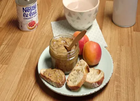 Confiture de lait aux copeaux de chocolat